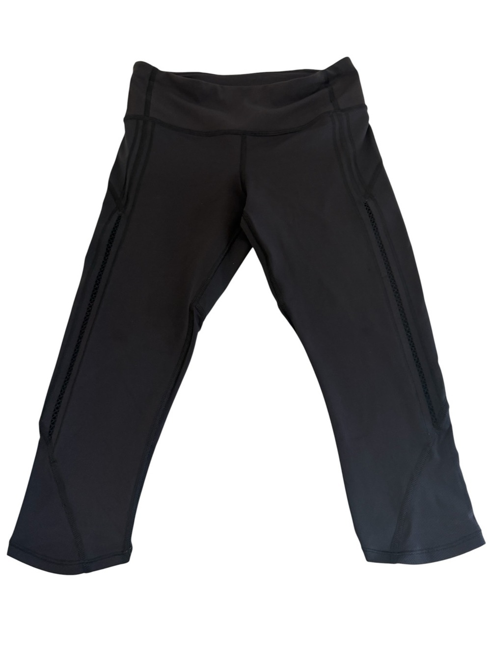 lululemon athletica Kids Black Capri Performance Leggings